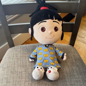 Thinkway Toys Despicable Me 2 Bedtime Agnes Talking Light Up Doll Plush Works!